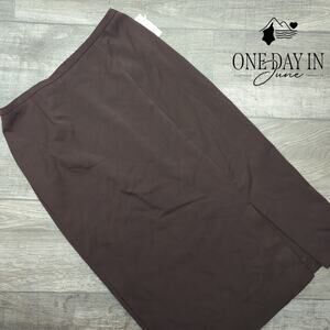 City Girl by Nancy Bolan Lined Midi Skirt Size 4